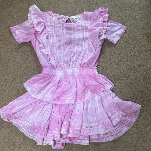 LoveShackFancy Dresses & Skirts - LoveShackFancy Peony Pink Natasha Heritage Mini Dress